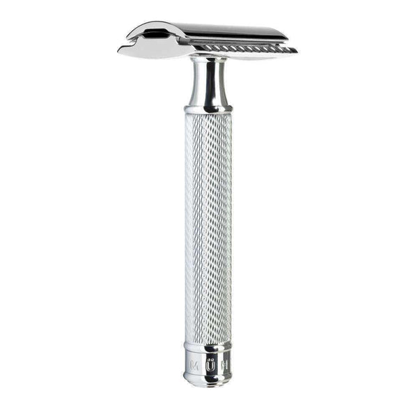 MUHLE R89 closed comb safety razor chrome Man Of Siam Wet Shave Co 