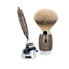 SHAVING SET BY MÜHLE ANCIENT OAK WITH STERLING SILVER man of siam wet shave