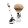 EDITION - Shaving set from MÜHLE, material Meissen Porcelain Man Of Siam Wet Shave Thailand
