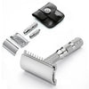 Merkur travel set 4 peice with leather case man of siam wet shave thailand SiamTonsure