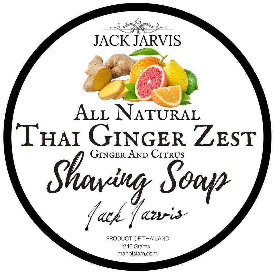 Thai Ginger Zest Shaving Soap JACK JARVIS SHAVING SOAP THAILAND Man Of Siam